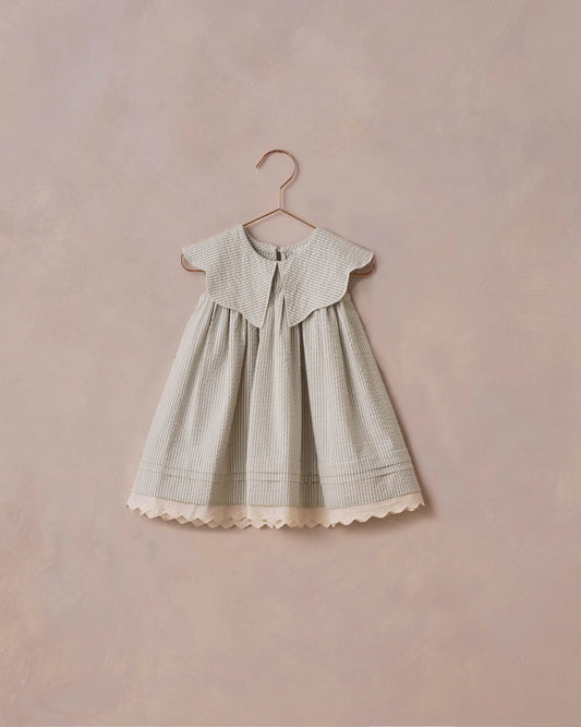 Noralee Florence Dress | Sage Stripe