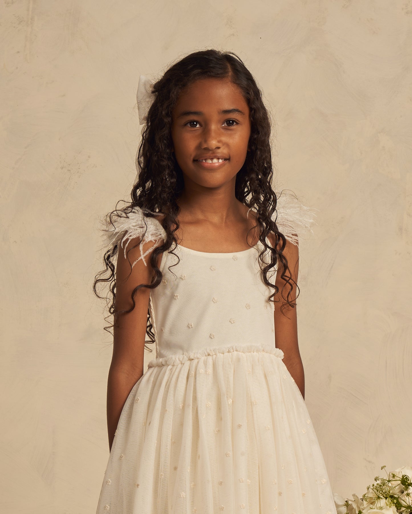 Noralee Poppy Dress || Ivory