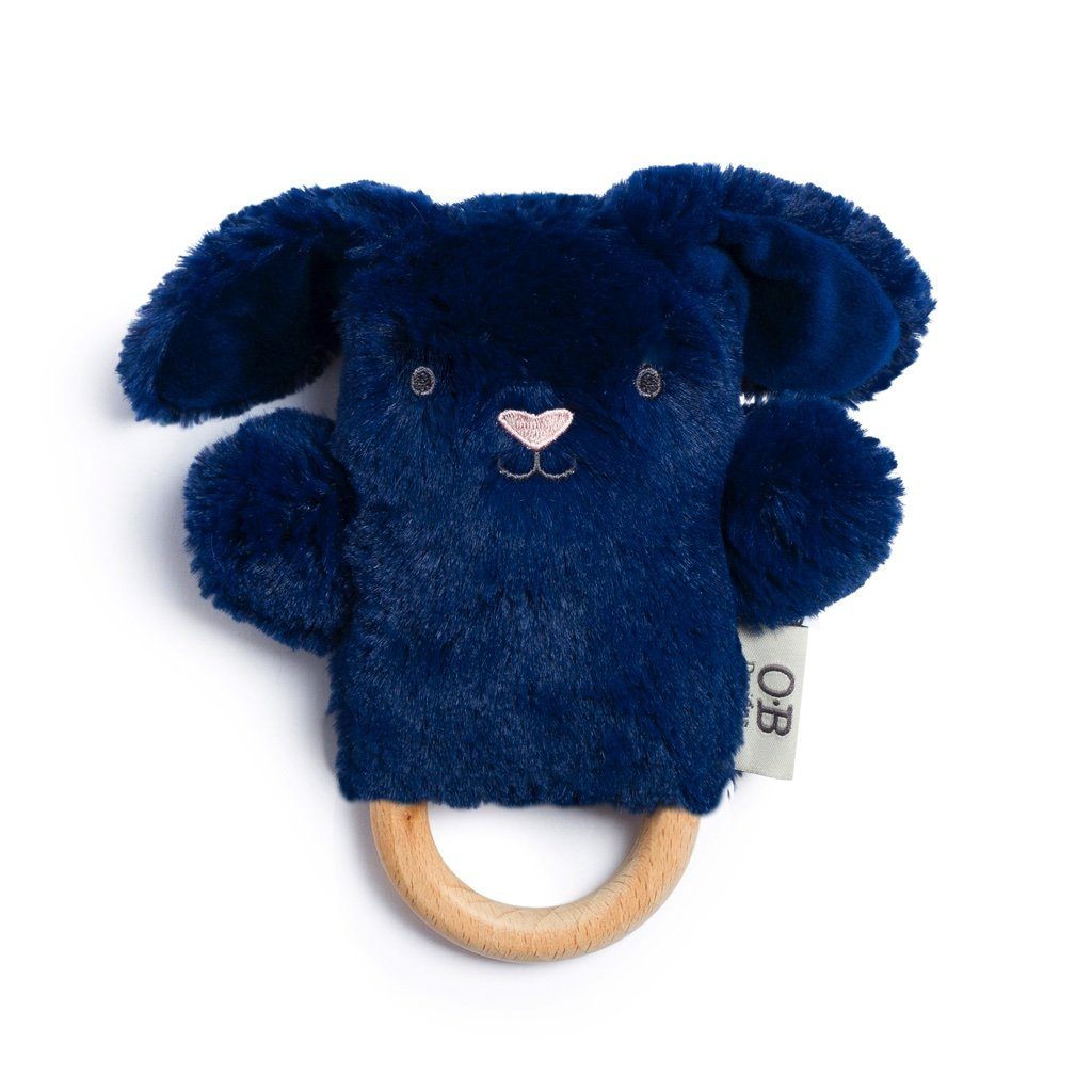 OB Designs Bunnies Soft Rattle Toy - Assorted