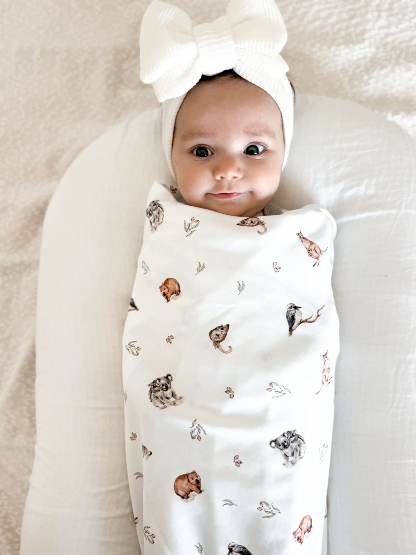 Aster and Oak Native Animal Baby Wrap