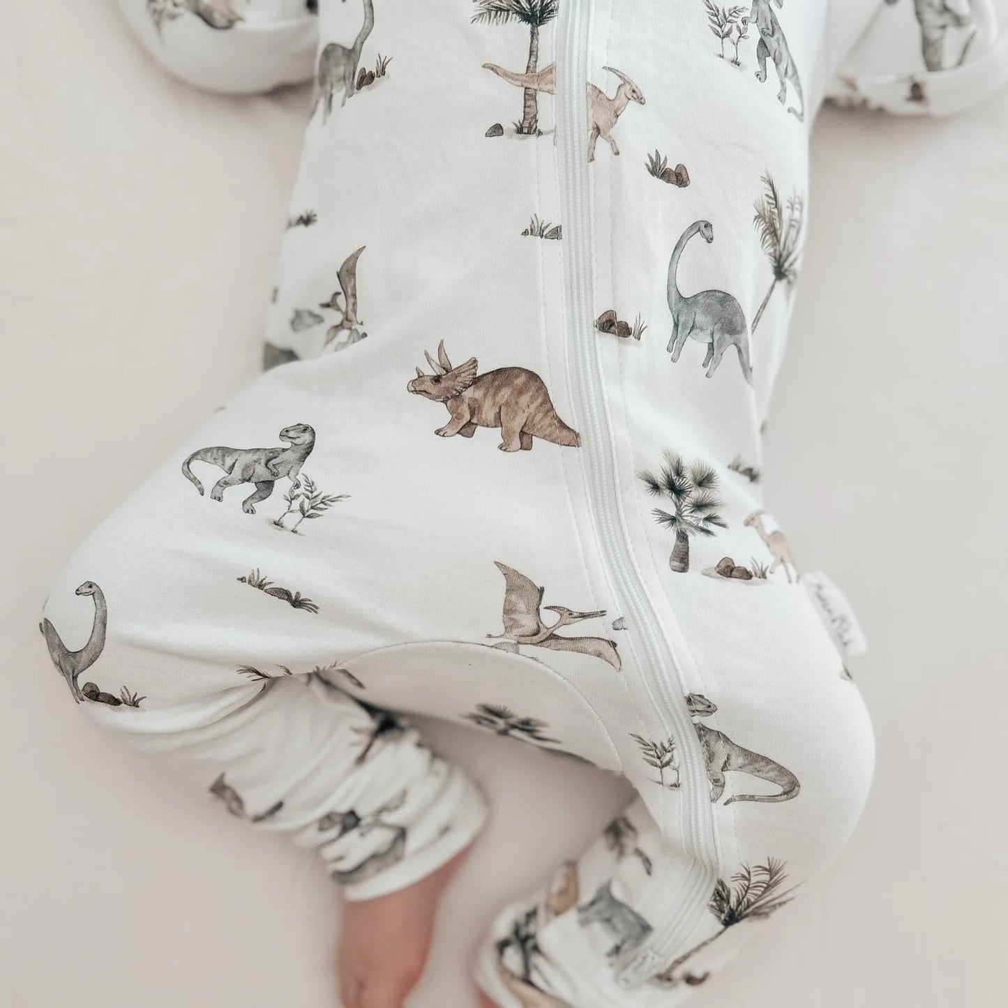 Aster & Oak - Dinosaur Zip Romper