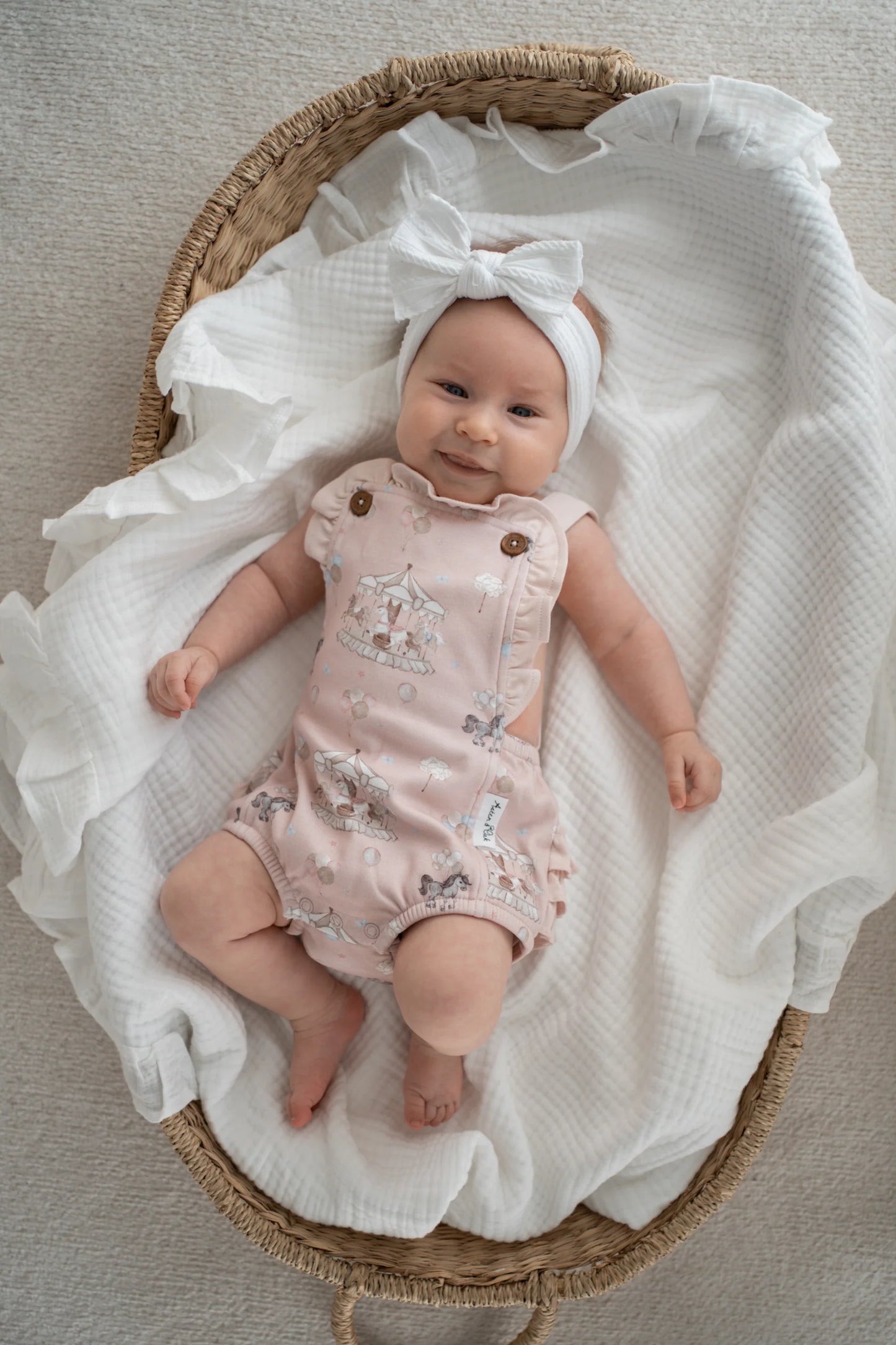 Aster & Oak - Carousel Ruffle Playsuit