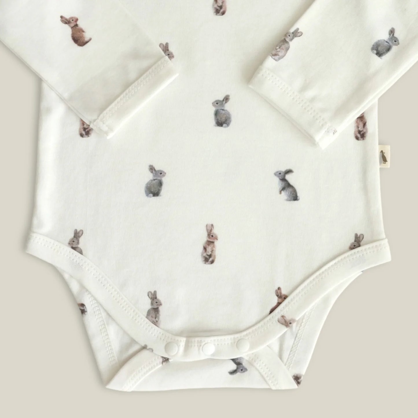 Fledge And Thread Long sleeve bodysuit - Bunny