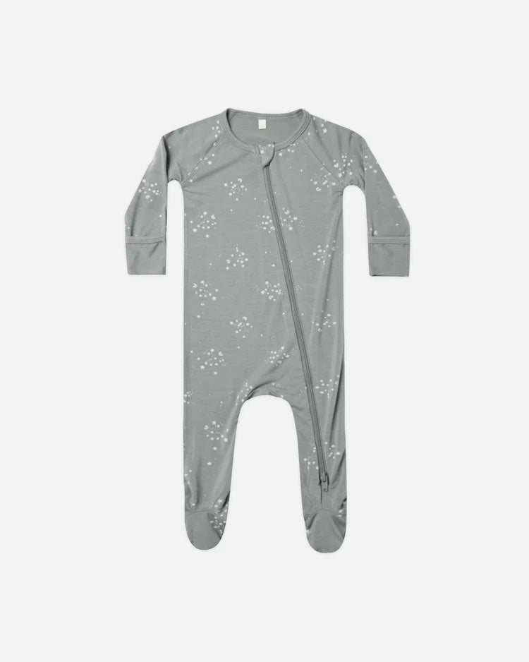 Quincy Mae Bamboo Zip Footie || Twinkle