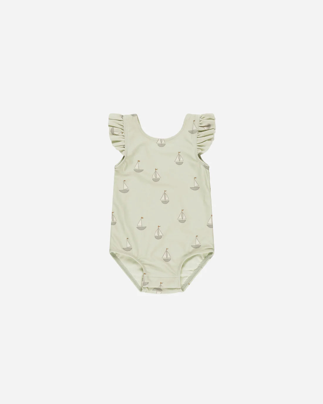 Quincy Mae Scoop Back One-Piece || Sailboats