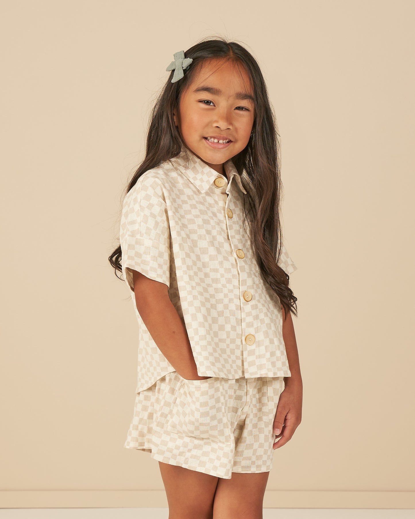 Rylee & Cru Kelli Set || Dove Check