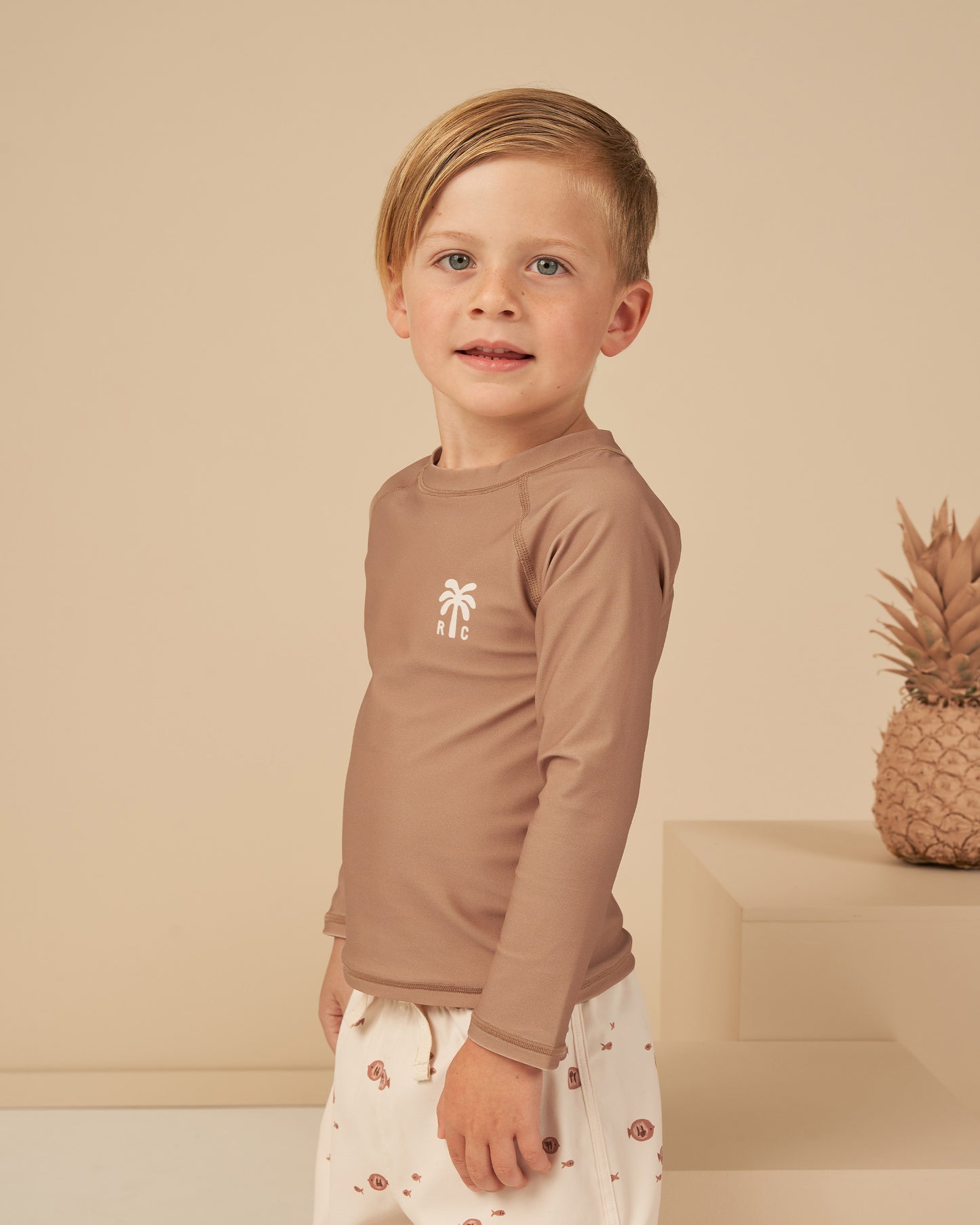 Rylee & Cru rash guard || clay