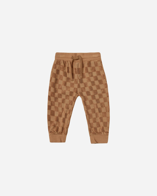 RYLEE & CRU jogger sweatpant || camel check