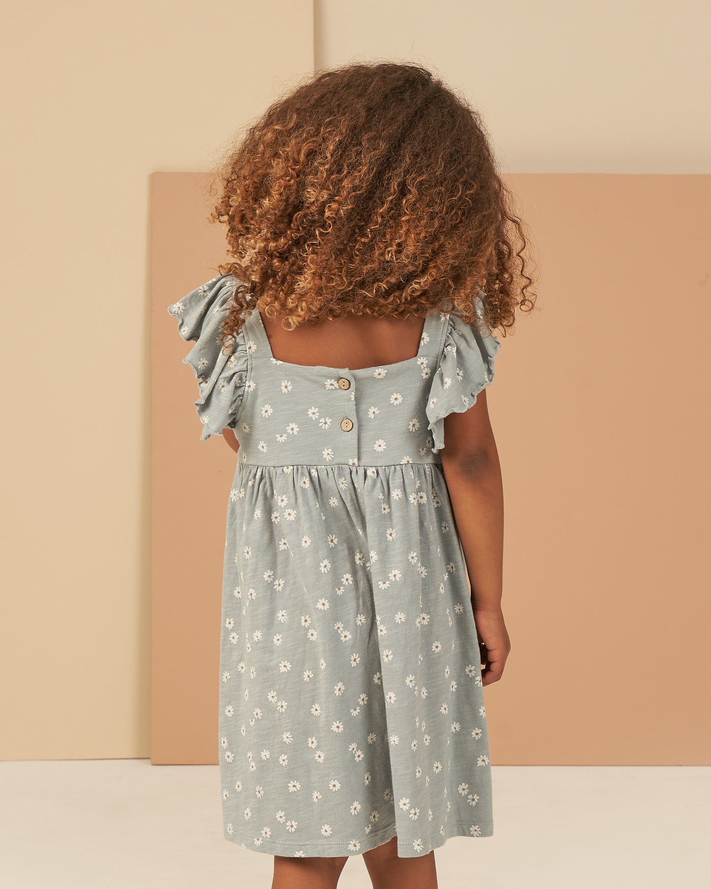 Rylee & Cru Mariposa Dress || Blue Daisy