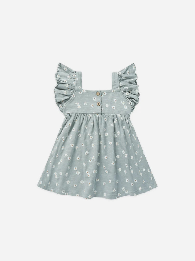 Rylee & Cru Mariposa Dress || Blue Daisy