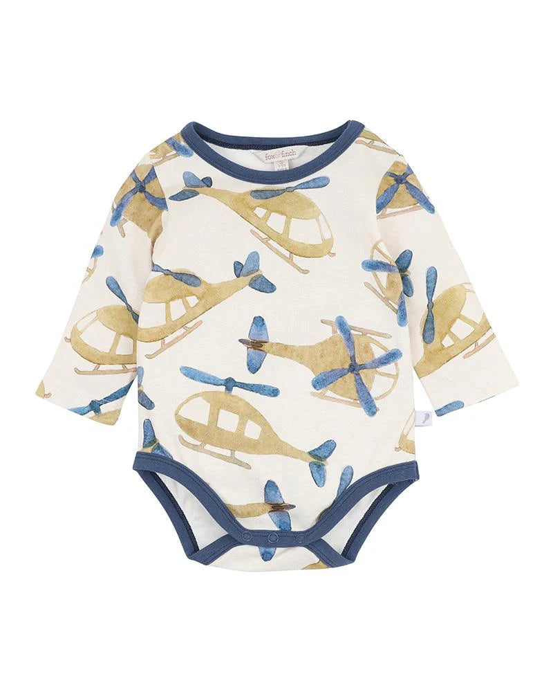 Fox And Finch High flyer Print Bodysuit