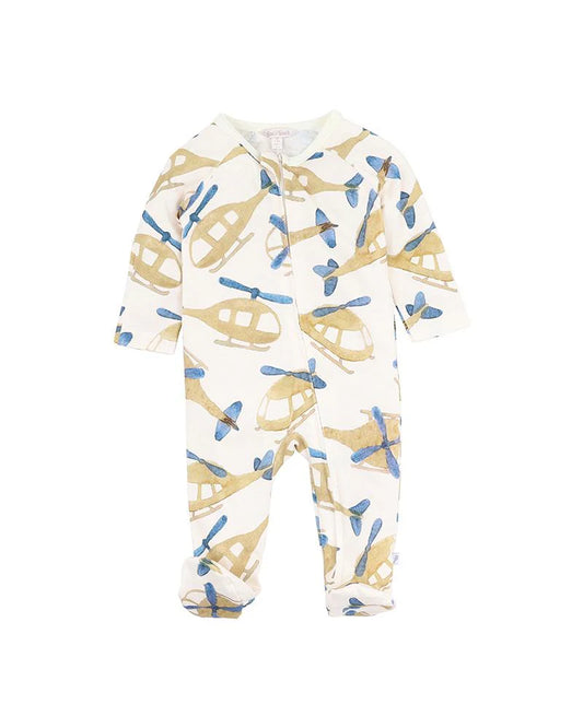 Fox & Finch High Flyer LS Zip Onesie