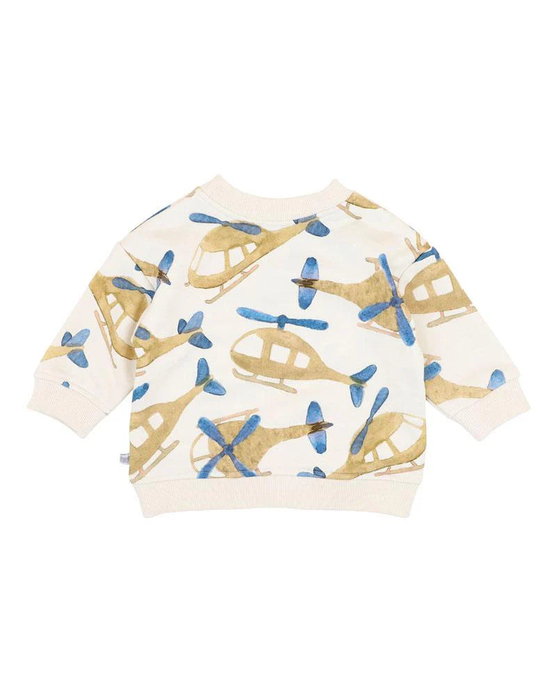 Fox & Finch High Flyer Print Sweatshirt