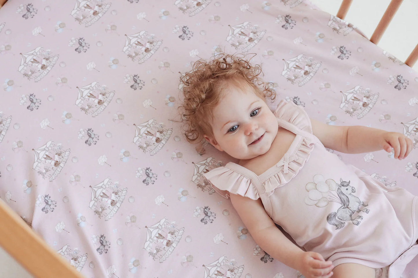 Aster & Oak - Carousel Ponies Baby Wrap