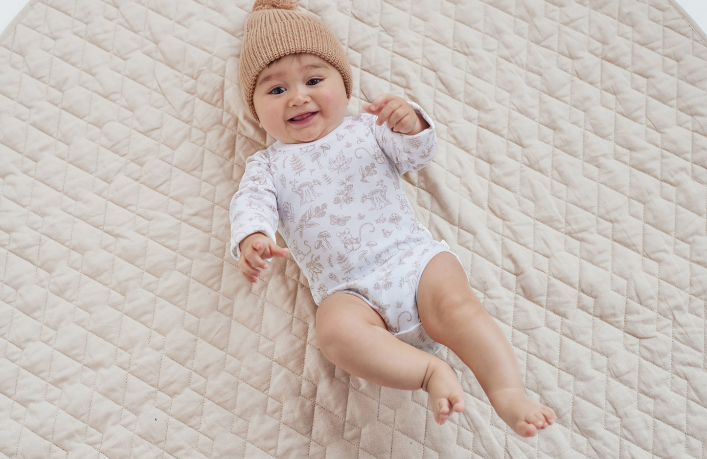 Aster & Oak Woodland Mouse Onesie