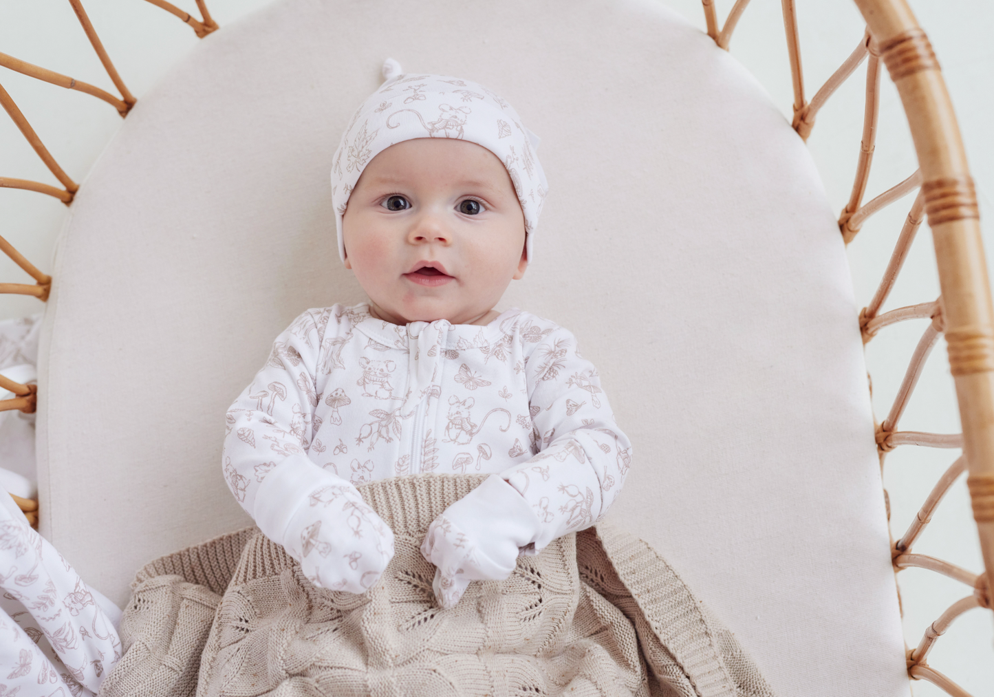 Aster & Oak Woodland Zip Romper