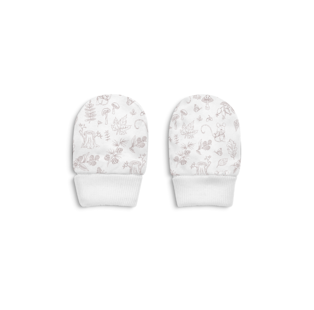 Aster & Oak Woodland Mouse Mittens