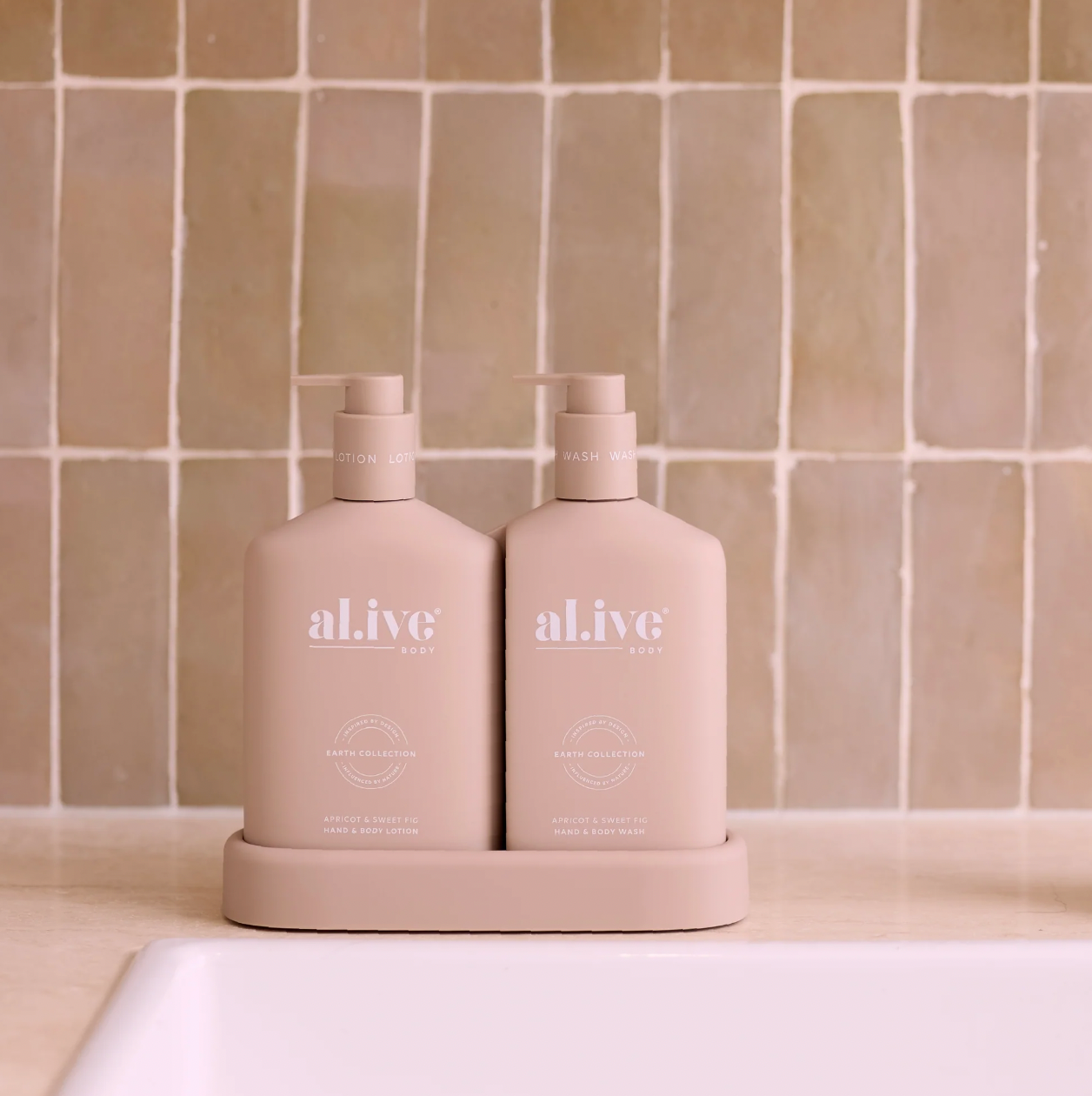 Al.ive Body Wash & Lotion Duo - Apricot & Sweet Fig