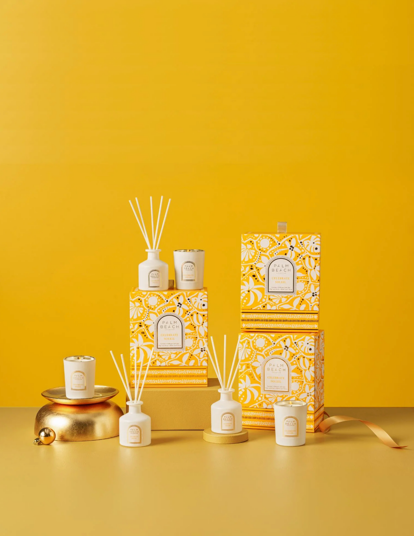 Palm Beach Collection Celebrate Soleil Mini Candle & Diffuser Set