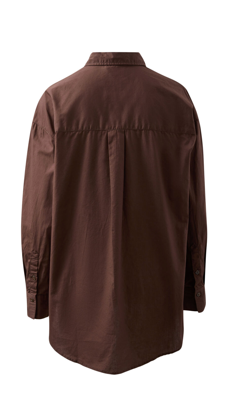 Ceres Life Peta Oversized Shirt - Chocolate