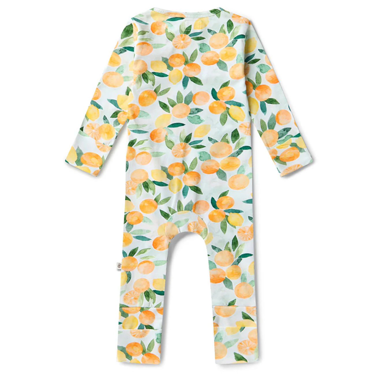 Snuggle Hunny Citrus Squeeze Organic Snugglesuit Convertible Romper