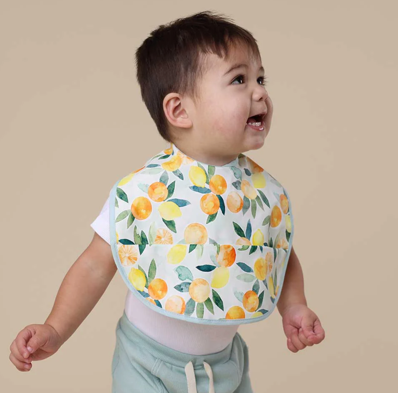 Snuggle Hunny Citrus Squeeze Snuggle Bib