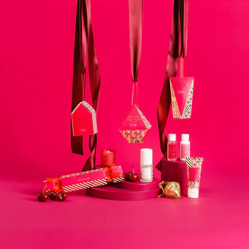 Palm Beach Collection- Neon Cherry Gingerbread House Travel Duo