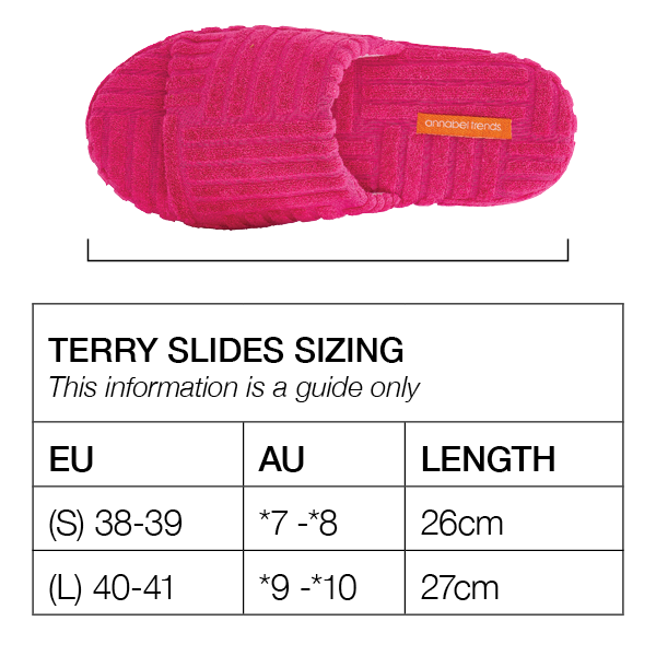 Slippers - Terry Slides