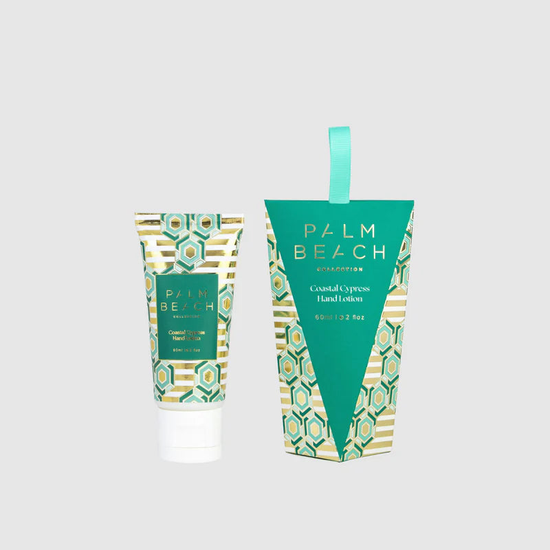 Palm Beach Collection- Coastal Cypress Hanging Bauble 60ml Hand Lotion