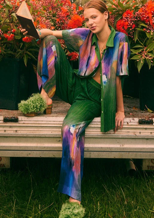 Bohemian Traders Tapestry Elastic Waist Pant