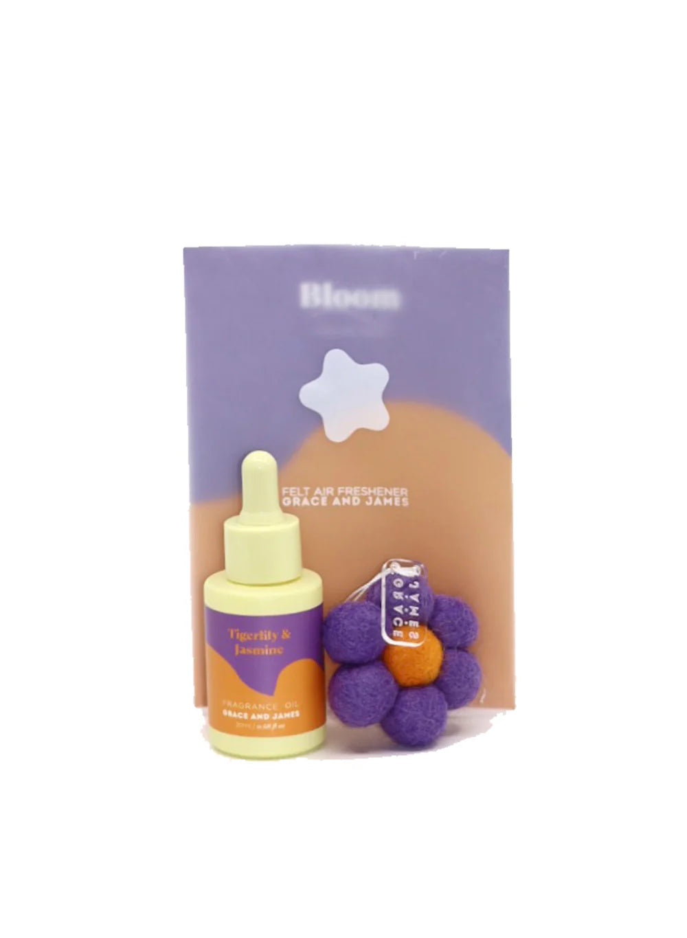 Grace and James Tigerlily & Jasmine - Felt Air Freshener