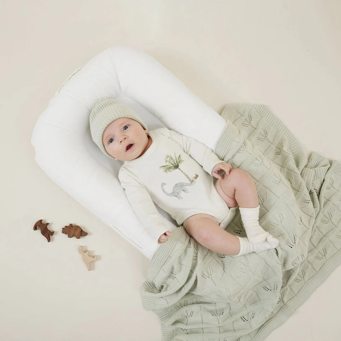 Aster & Oak - Dinosaur Print Onesie