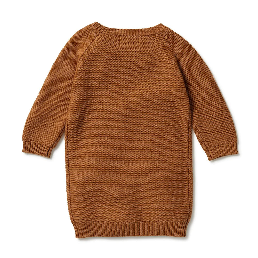 Wilson & Frenchy Knitted Cable Dress Spice