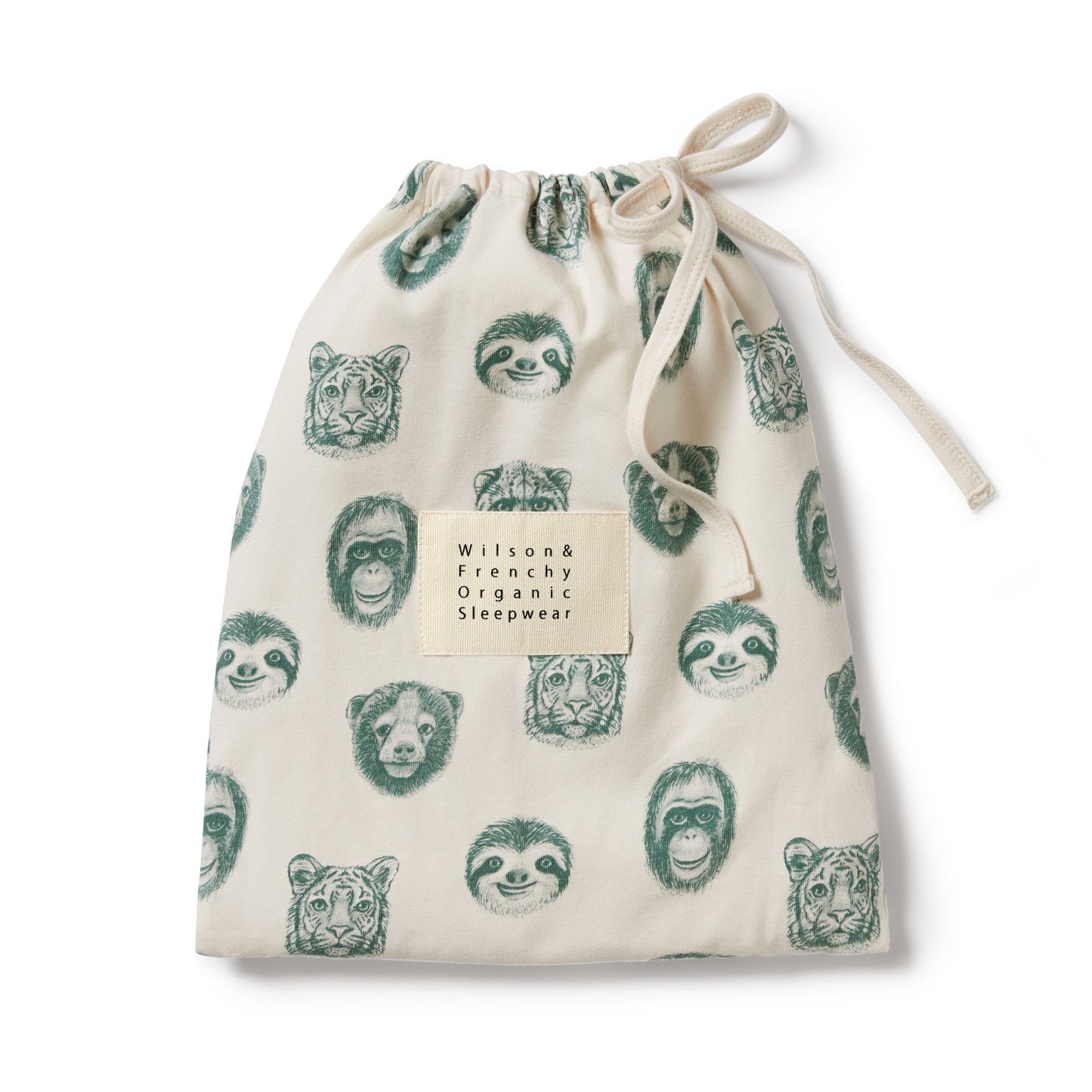 Wilson & Frenchy Hello Jungle Organic Short Sleeve Pyjamas