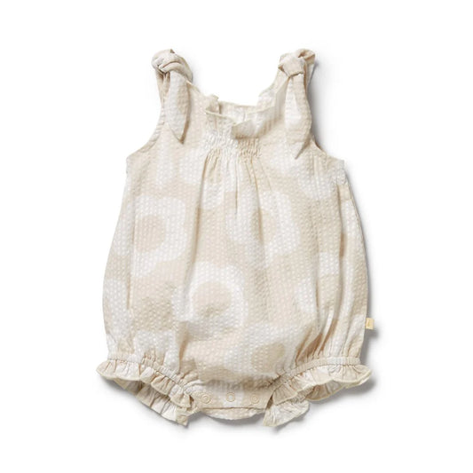 Wilson & Frenchy Daisy Bloom Organic Tie Playsuit