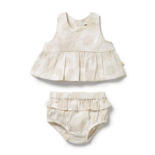 Wilson & Frenchy Daisy Bloom Organic Ruffle Set