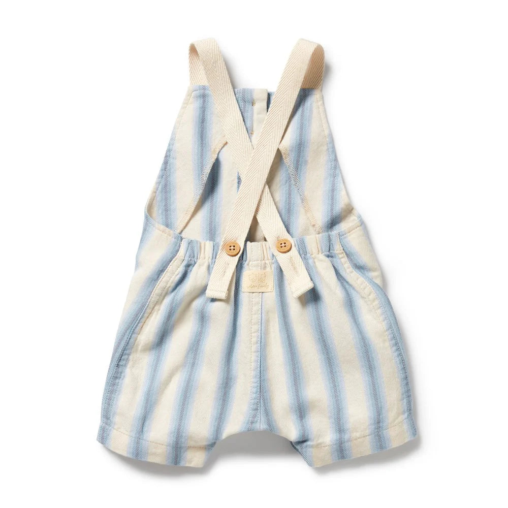 Wilson & Frenchy Deep Blue Stripe Organic Overall