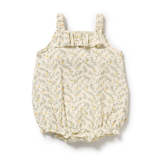 Wilson & Frenchy Lemon Leaf Organic Playsuit