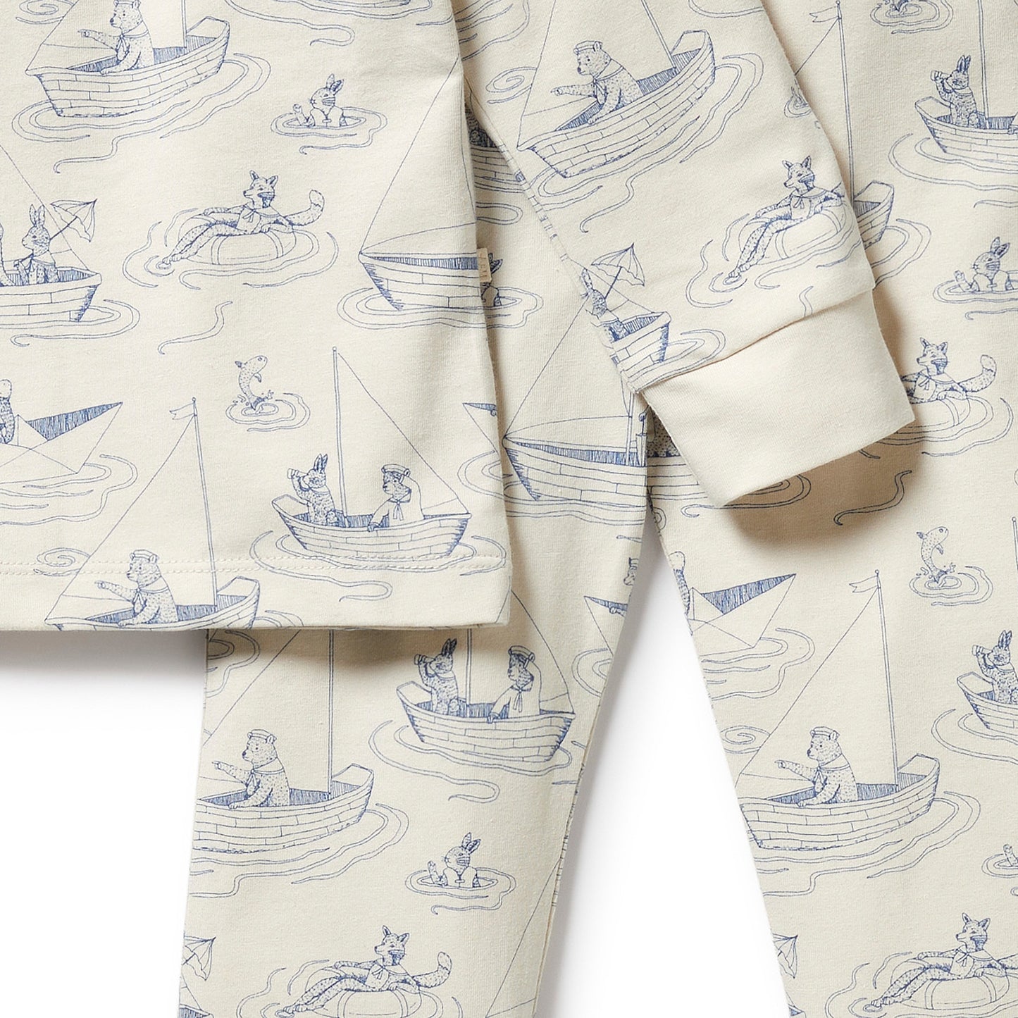 Wilson & Frenchy Sail Away Organic Long Sleeve Set