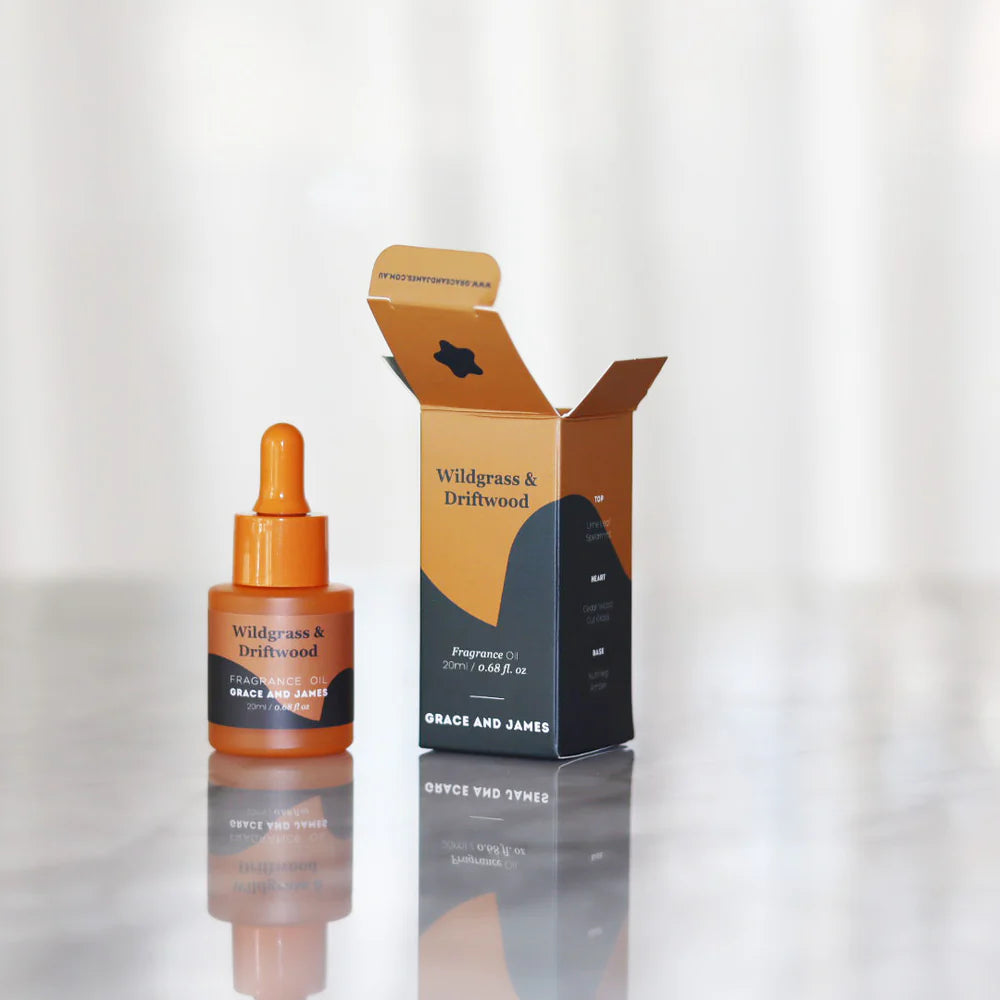 Grace and James Wildgrass & Driftwood - Felt Air Freshener