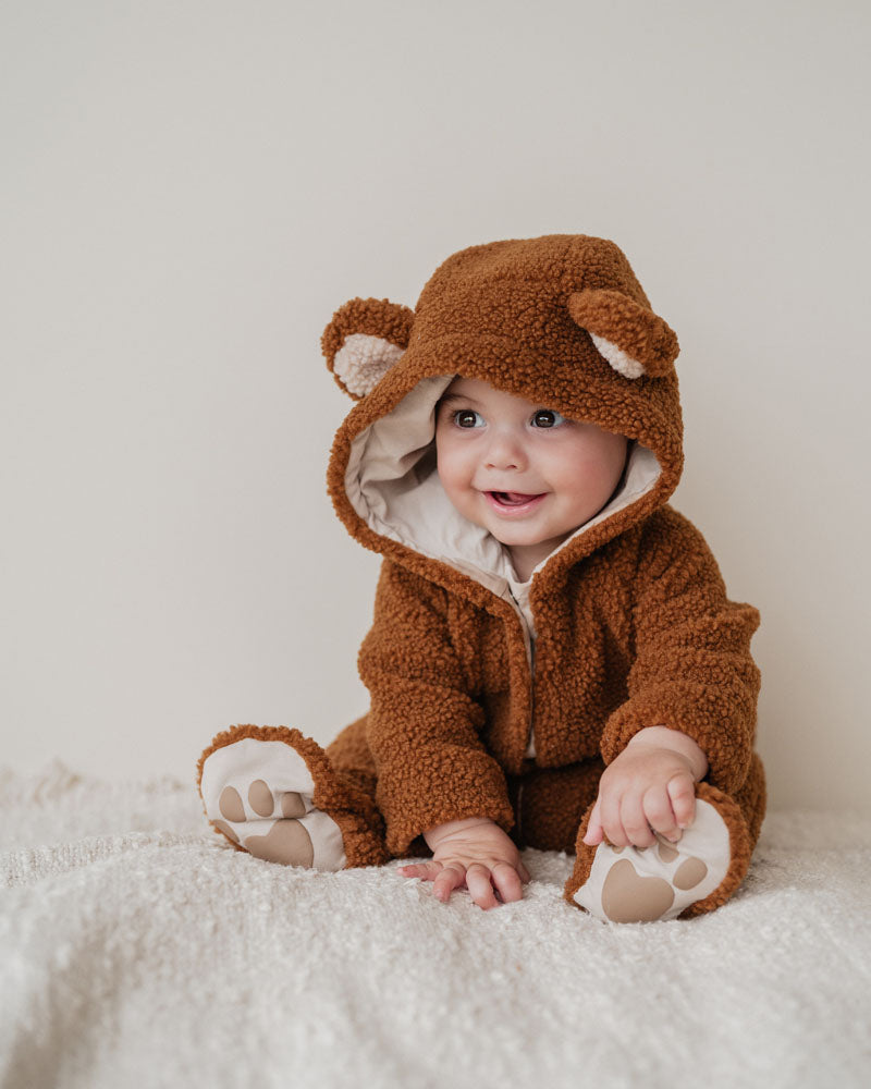 Bebe Mateo Plush Teddy Onesie