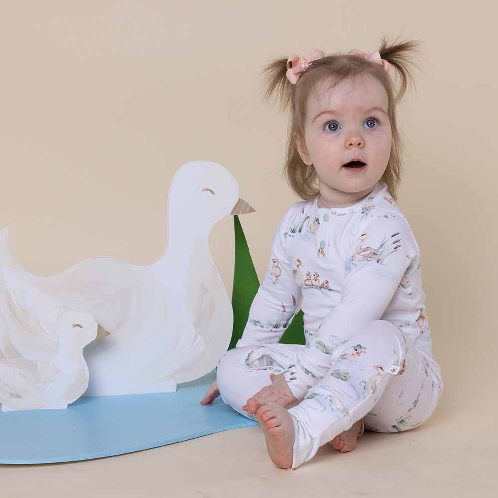 Snuggle Hunny Duck Pond Growsuit