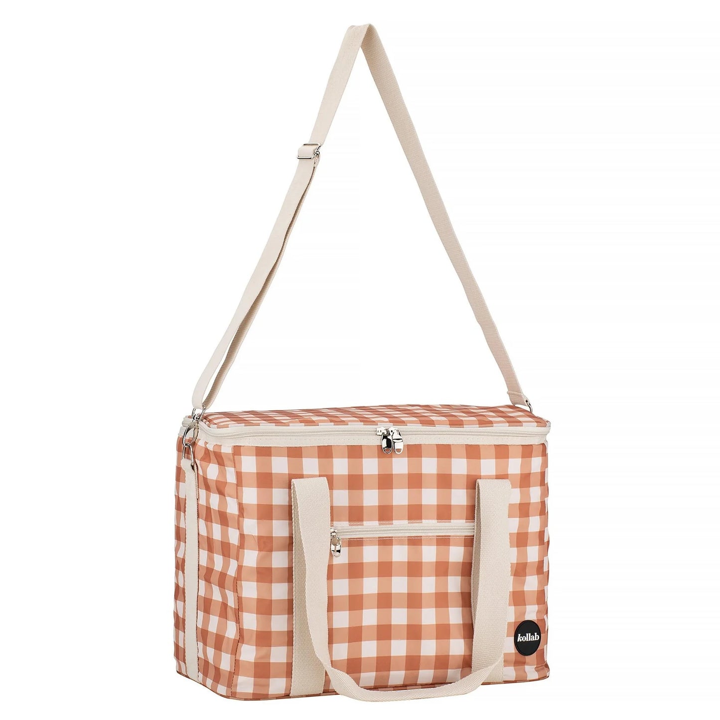 Kollab Picnic Bag - Clay Check