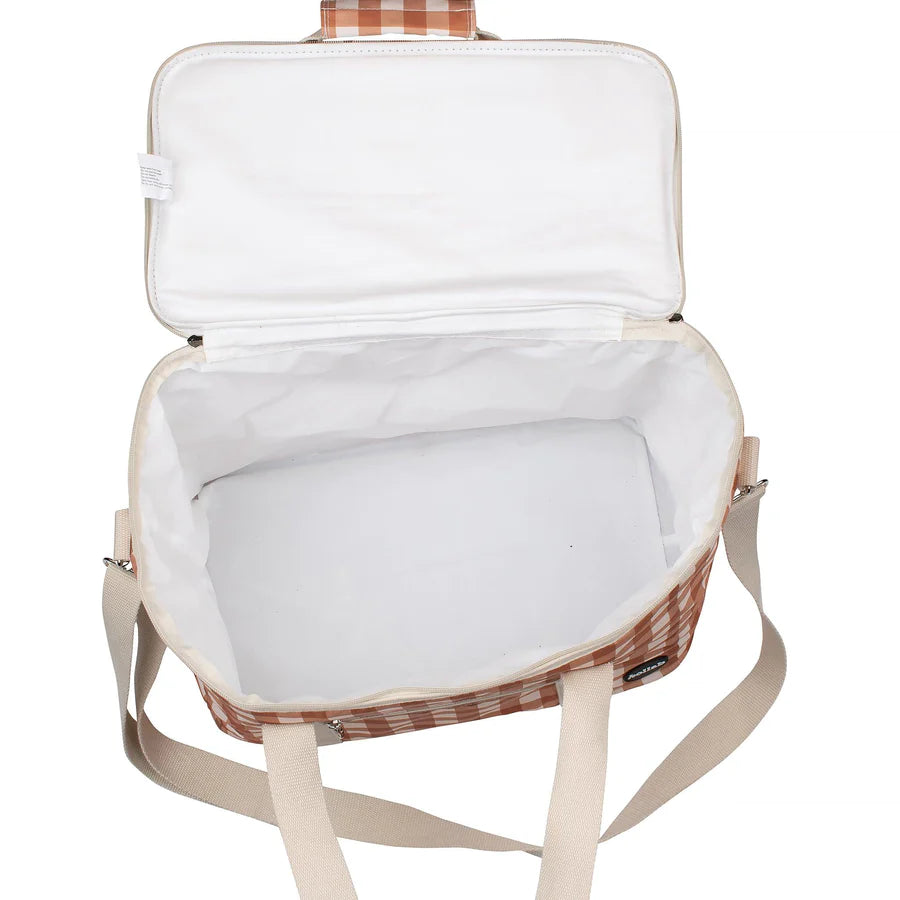 Kollab Picnic Bag - Clay Check