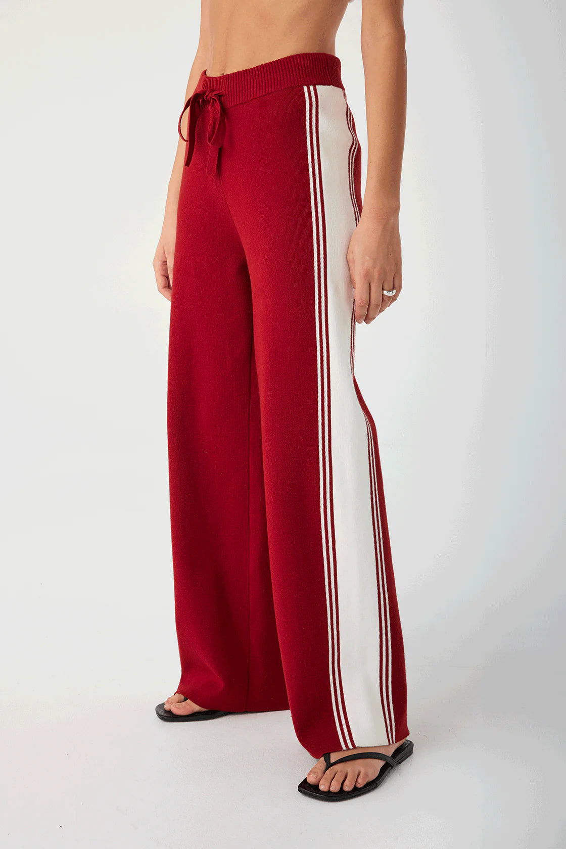 ARCAA Emery Pant - Wine & Ecru