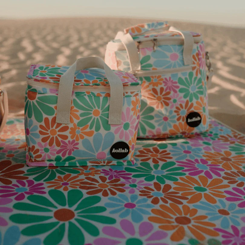 Kollab- Medium Picnic Mat- Pastel Daisy