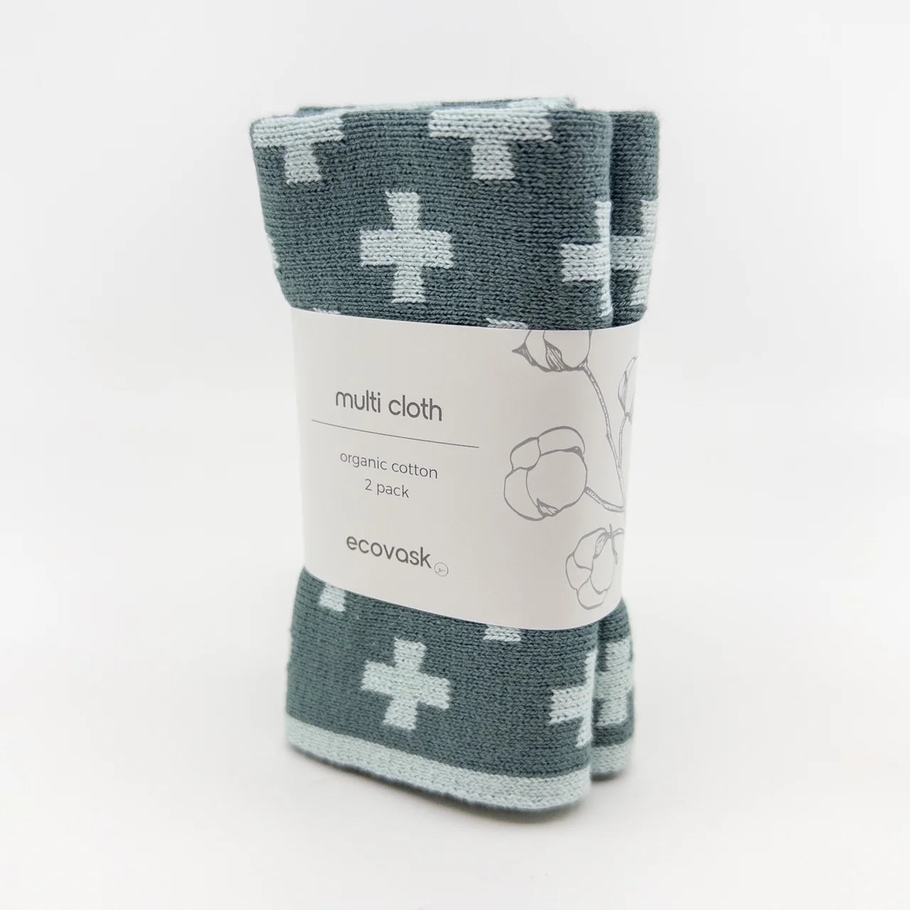 Ecovask Multi Cloth 2PK- Assorted
