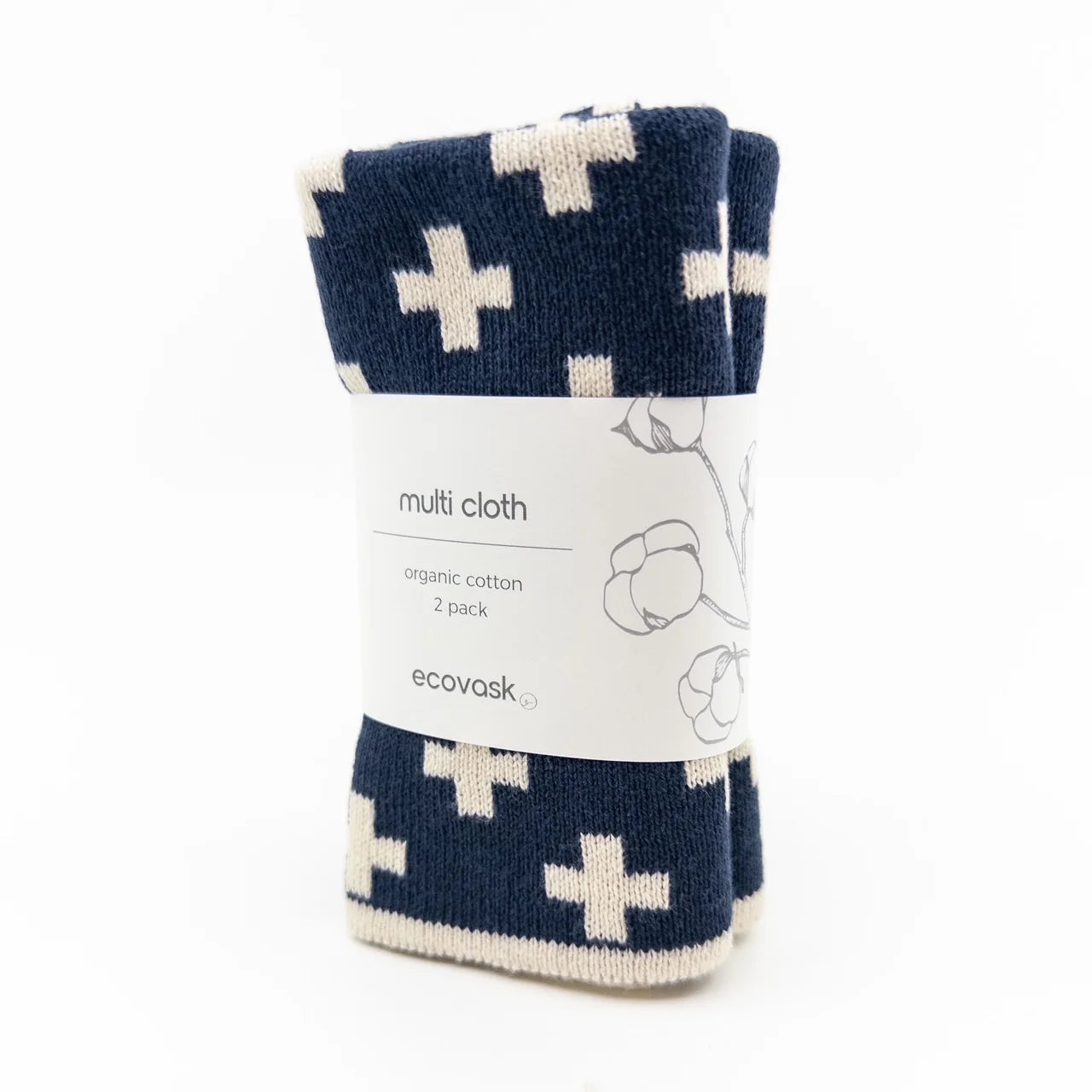 Ecovask Multi Cloth 2PK- Assorted