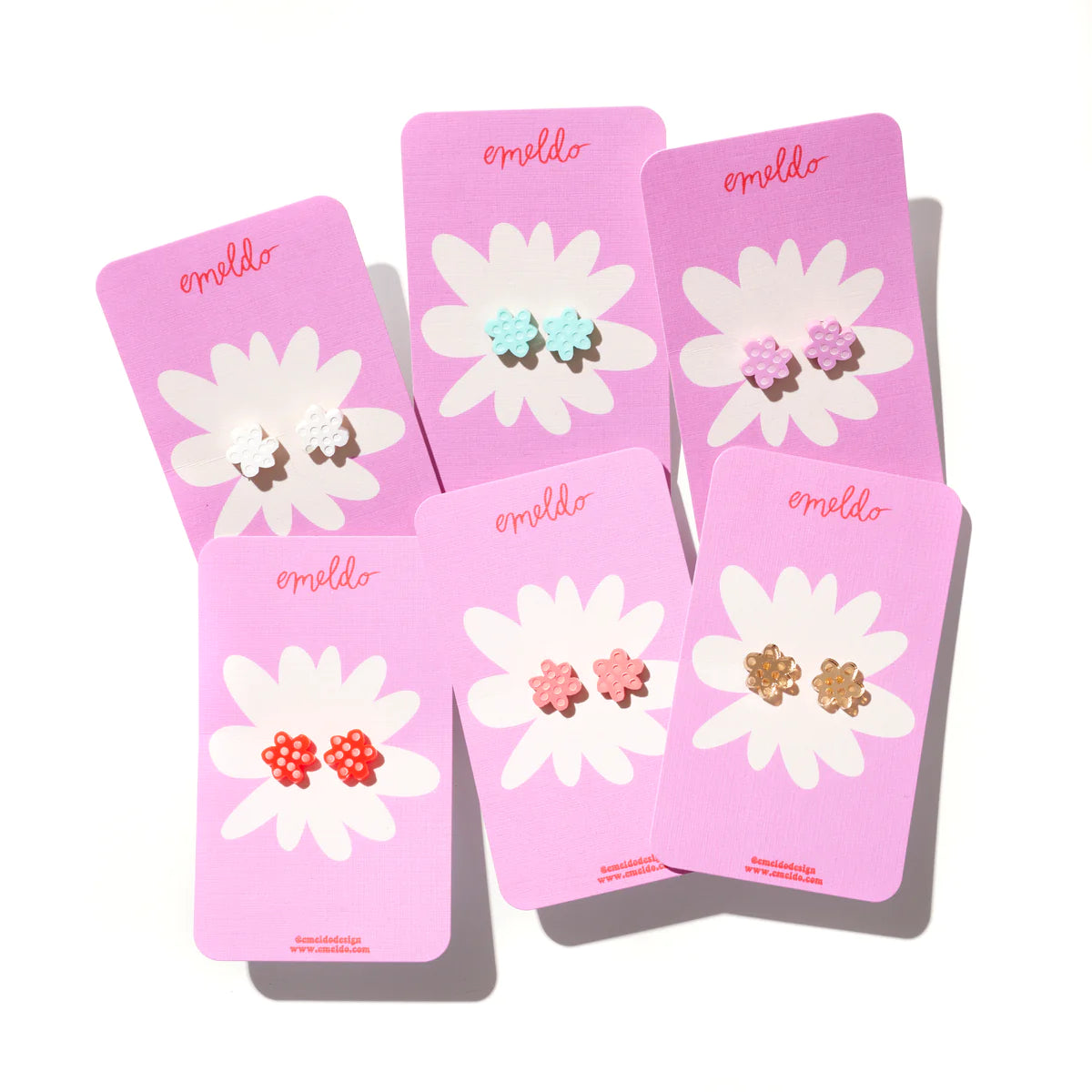 Emeldo Flower Studs