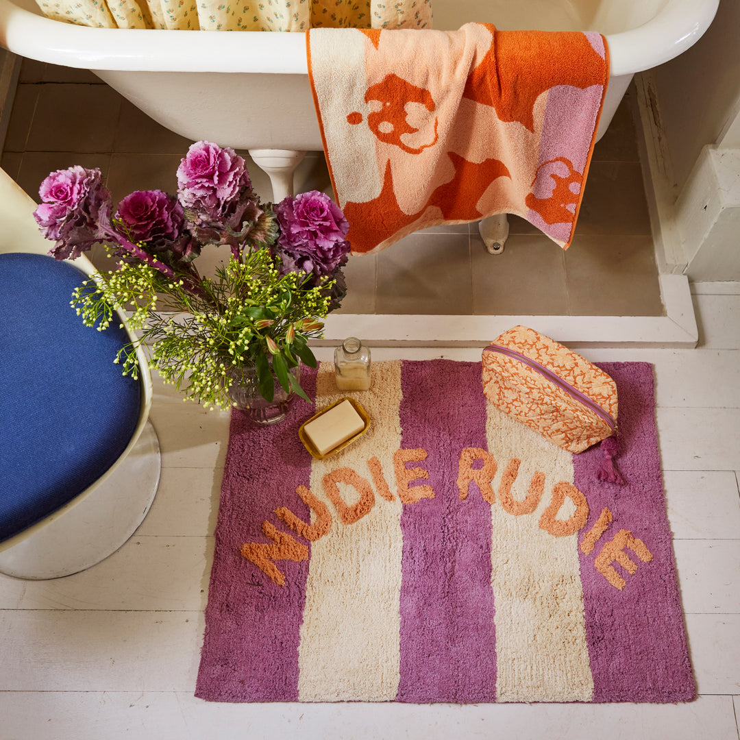 Sage & Clare DIDCOT NUDIE BATH MAT - ORCHID